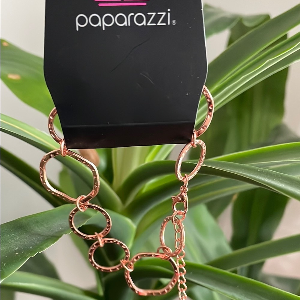 Paparazzi Gold Statement Bracelet Bold Chain Links